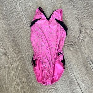 GK Pink workout leotard